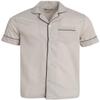 Ten West Apparel Men's 2-Piece Pajama Set with Short Sleeve Shirt and Long Pants, Size Small, Grey view 2