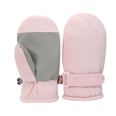 EnJoCho 2023 Children Outdoor Gloves 6M to 7 Years Children Toddlers Boys Girls Solid Color Comfort Mittens Winter Gloves (Pink, 2-4 Years)