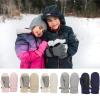 EnJoCho 2023 Children Outdoor Gloves 6M to 7 Years Children Toddlers Boys Girls Solid Color Comfort Mittens Winter Gloves (Pink, 2-4 Years) view 2