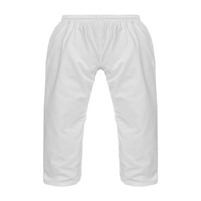 Karate Trousers Martial Arts Karate Pants Student Cotton GI Aikido Kids Pant Kung Fu Adults Kimono Trousers (White, 1-140)