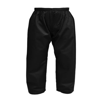 Karate Trousers Martial Arts Karate Pants Student Cotton GI Aikido Kids Pant Kung Fu Adults Kimono Trousers (Black, 7-200)