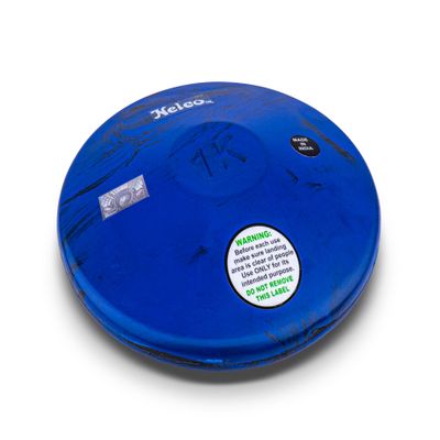HAEST Nelco Rubber Discus Blue Fusion 1.00 kg | Rubber Discus for Training 180 mm Diameter | Competition Standard for Women | Vibrant Color