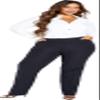 Avenue Women's Plus Size Cool Hand Trouser Classic Navy, 14 view 1