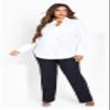 Avenue Women's Plus Size Cool Hand Trouser Classic Navy, 14 view 3