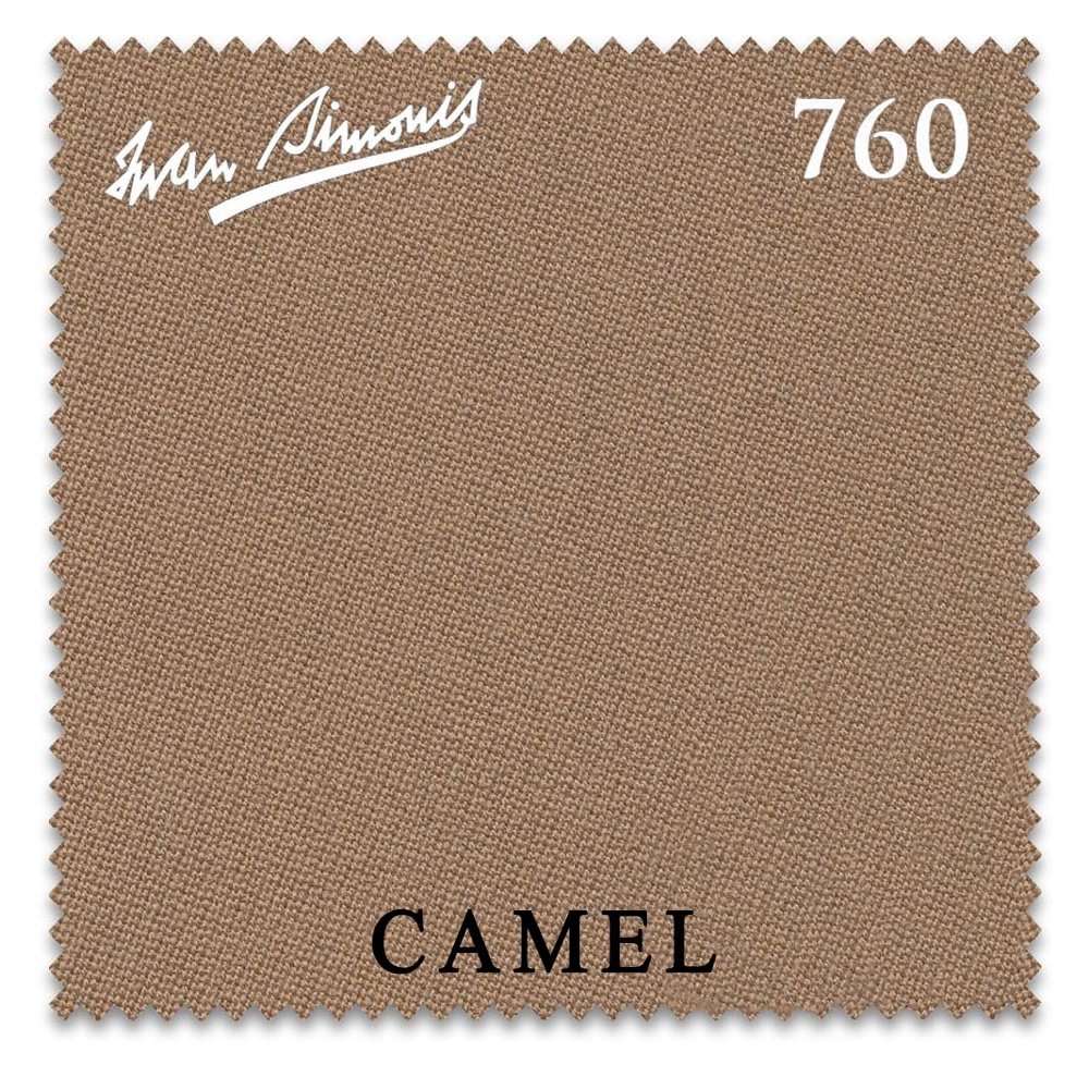 Simonis 760 Pool Billiard Table Cloth - Authorized Dealer (Camel, 10 ft)