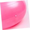 Didiseaon Yoga Auxiliary Ball Explosion Donut-Shaped Fitness Ball for Balance and Strength Training Air Pump Light Pink Non-Slip Surface for Safe Use view 2