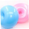 Didiseaon Yoga Auxiliary Ball Explosion Donut-Shaped Fitness Ball for Balance and Strength Training Air Pump Light Pink Non-Slip Surface for Safe Use view 3