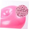 Didiseaon Yoga Auxiliary Ball Explosion Donut-Shaped Fitness Ball for Balance and Strength Training Air Pump Light Pink Non-Slip Surface for Safe Use view 4