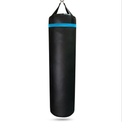 Black Sky Blue 6 Foot Tall Muay Thai Bag unfilled Made in USA Custom Made Punching Bag Heavy Bag Striking Bag