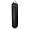 Black Sky Blue 6 Foot Tall Muay Thai Bag unfilled Made in USA Custom Made Punching Bag Heavy Bag Striking Bag view 1