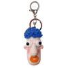 ZIUGLIKAL Ugly Boyfriend Keychain 100% Handmade Crochet Clown Keychain Birthday Christmas Halloween Gifts Car Key Backpack view 1