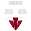 Alvivi Men Sexy Lingerie Costume Santa Christmas Outfits Set Collar Cuffs with Mini Shorts Xmas Underwear C Red XX-Large view 2