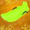 Children's Sledges, Winter Tandem Sledges, Sledges with Brakes and Pull Ropes, Plastic High Back Sledges view 1