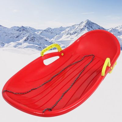 Children's Sledges, Thickened Plastic Sledges, Winter Tandem Sledges, Sledges with Brakes and Pull Ropes