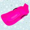 Children's Sledges, Winter Tandem Sledges, Sledges with Brakes and Pull Ropes, Plastic High Back Sledges view 1