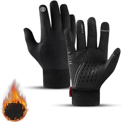 Disayu Premium Thermo Gloves, 2026 New Winter Thermal Gloves Waterproof (1Pairs Black,XL)
