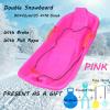 Winter Tandem Sledges, Children's Sledges, Sledges with Brakes and Pull Ropes, Plastic High Back Sledges view 2