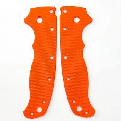 1 Pair Scales Handle Fits for Demko AD20.5, G10 Custom Handle Patch (Size : Orange)