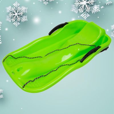 Two-Person Sledges, Children's Sledges, Thickened Plastic Sledges, Sledges with Backrests and Pull Ropes