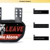 Fenduoer Football Back Plate,Rear Back Protector, Low Back Pad for Adult Football Players(Leave Me Alone) view 2