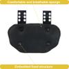 Fenduoer Football Back Plate,Rear Back Protector, Low Back Pad for Adult Football Players(Leave Me Alone) view 4