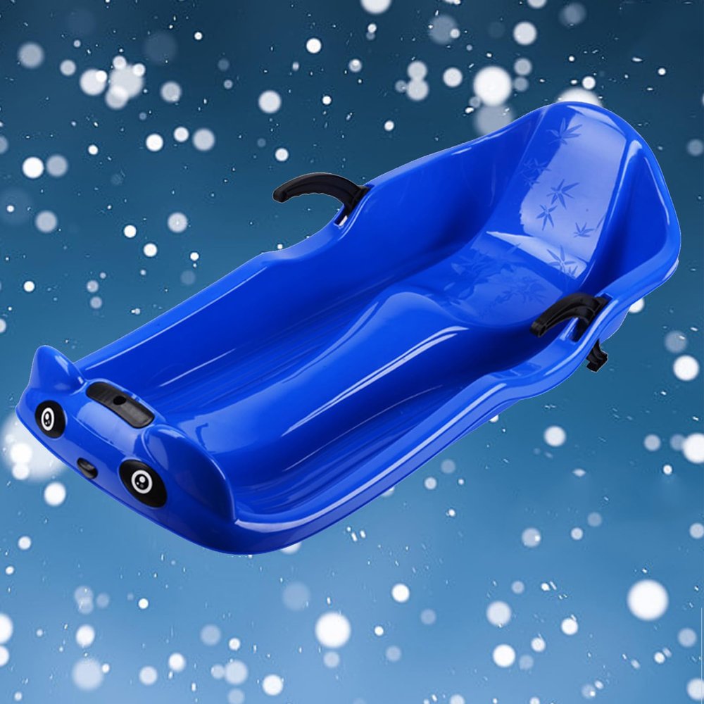 Double Handle Children's Sled, Anti-Freeze and Wear-Resistant Sled, Double Thickened Sled, Sled with Pull Rope