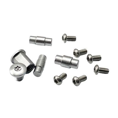 11-Piece Complete Set of Handle Screw Fits for Demko AD20.5, CNC Stainless Steel Handle Patch Screw (Size : Silver)