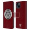Head Case Designs Officially Licensed WWE Raw Tag Team Championship Title Belts Leather Wallet Case Compatible with Apple iPhone 15 view 1