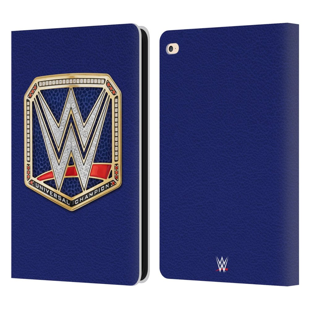 Head Case Designs Officially Licensed WWE Universal Championship Title Belts Leather Wallet Case Compatible with Apple iPad Air 2 (2014)