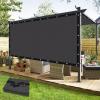 KANAGAWA 90% Sun Shade Cloth 12'X 12' Outdoor Pergola Shade Cover Canopy with Grommets UV Block Privacy Screen for Patio, Backyards, Outdoor, Carport, Garden, Dark Gray view 1