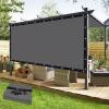 KANAGAWA 90% Sun Shade Cloth 12'X 16' Outdoor Pergola Shade Cover Canopy with Grommets UV Block Privacy Screen for Patio, Backyards, Outdoor, Carport, Garden, Light Gray view 1