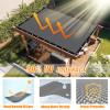 KANAGAWA 90% Sun Shade Cloth 12'X 16' Outdoor Pergola Shade Cover Canopy with Grommets UV Block Privacy Screen for Patio, Backyards, Outdoor, Carport, Garden, Light Gray view 2