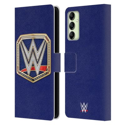 Head Case Designs Officially Licensed WWE Universal Championship Title Belts Leather Wallet Case Compatible with Samsung Galaxy A14 5G