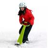 SepKus Foldable Ski Scooter, Outdoor WinterCold Resistant Downhill, Fold-up Snow Scooter with Handle, for Snow, Dune, Grass, Portable Kick Scooter Sled view 4