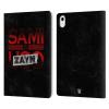 Head Case Designs Officially Licensed WWE Graphics Sami Zayn Leather Wallet Case Compatible with Apple iPad Air 11 2020/2022/2024/2025 view 1