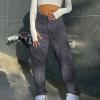 Cargo Pants Women Baggy Parachute Drawstring Elastic Waist Casual Wide Leg Trendy Y2K Teen Girls Loose Hiking Trousers view 2