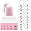 Remuuly 20 Pcs Cheerleader Gifts Bracelets with Cheerleading Cards and Bags Adjustable Charm Bangle Bracelets Bulk Cheer Jewelry for Team Accessories(Pink) view 1