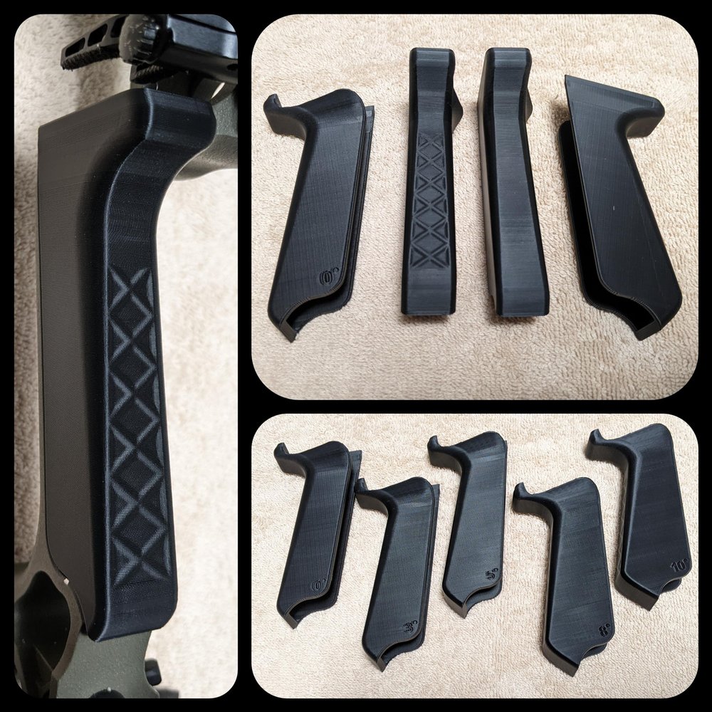 * (2019 to Current) 5 Angles * Mathews Engage Grip - TRX V3X Title Phase 4 VXR (Diamond Texture, RH 10 Degree)