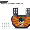 Fenduoer Football Back Plate,Rear Back Protector, Low Back Pad for Adult Football Players(Stop) view 4