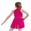TSSOE Kids Girls Sleeveless Halter Shiny Sequins Lyrical Dance Dress Ballet Leatard Figure Skating Dress B06 6 Years view 4