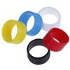 Tennis Racket Grips 5Pcs Stretchy Badminton Racket Handles Rubber Ring Non-Slip Badminton Racquet Grip Fix Ring Grip Band(Yellow) view 4