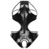 YiZYiF Women's PVC Leather Long Sleeves Zipper Crotch Bodycon Tank Leotard Catsuit 4# Black D 3X-Large view 2