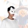 Adult DIY Drawing Mask, Halloween Costume Party Accessory 5 Pcs White Mask (cat face) view 2
