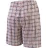 Toyoocl Plaid Shorts Mens with Pockets 8'' Strong Elasticity for Beach Board and Swimming Trunks Pajama Red XL view 2
