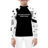 DEHAHA Boys Girls Custom Logo Text Rash Guards Shirts for Jiu Jitsu Wrestling Competition, X-Large(9 Years) White