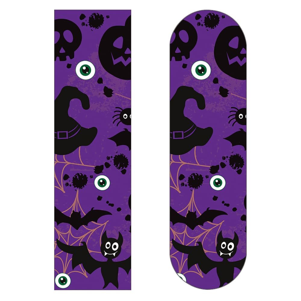 VYXARNA Custom Skateboard Grip Tape Personalized Longboards Griptape Sandpaper with Photo Text for Rollerboard Non-Slip Customized Skateboard Scooter Stickers, 9x33 Inch, Type17