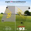 KEMIMOTO Golf Cart Windshield Compatible with Club Car Precedent Gas/Electric (04-Up), Foldable Replacement Windshield with Anti-UV and Impact Resistant Acrylic (Tinted) view 4