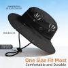 Sun Hats for Men Women Boonie Hat Foldable Fishing Hat UPF 50+ Bucket Hat for Fishing Hiking Garden Safari Beach view 4