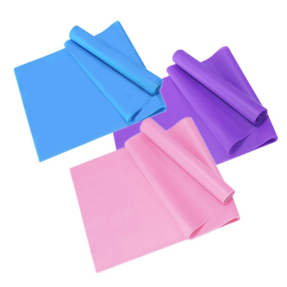 BESPORTBLE 3pcs Yoga Stretch Strap Set Elastic Resistance Bands for Flexibility Strength Training for Dance Fitness and