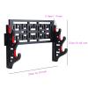 GUIIYLGG Sword Holder Katana Wall Mount - 3 Tier Velvet Padded Katana Stand Samurai Rack Samurai Sword Display Rack Wand Wakizashi Sword Stand Display view 2